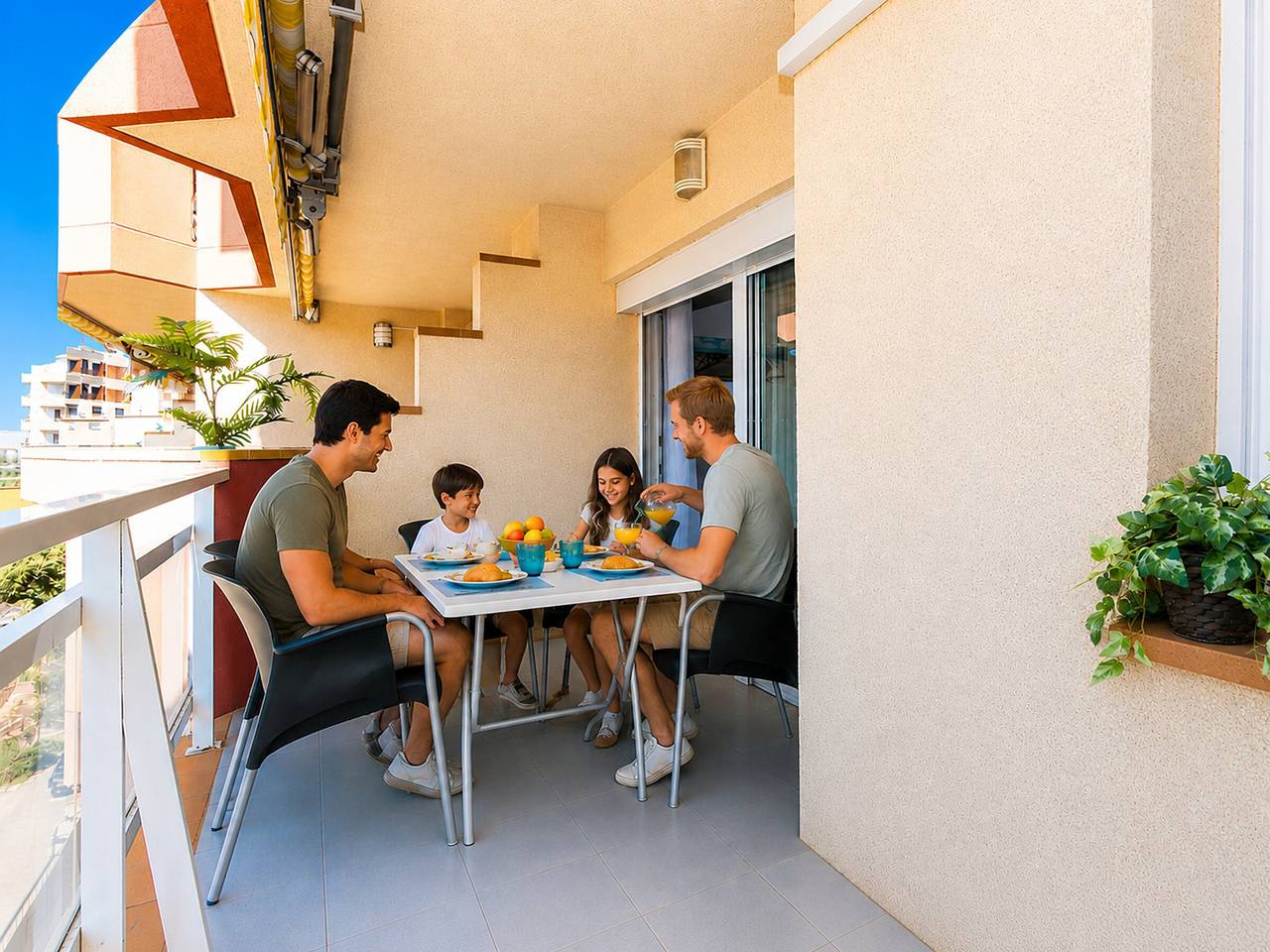 Ganze Wohnung, Gemütliche 1-Zimmer-Wohnung mit Parkplatz, Klimaanlage und Meerblick in Roses in Roses, Oberampurien