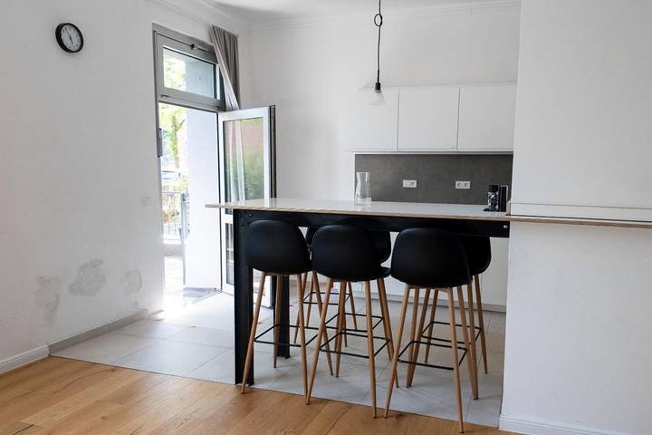 Ferienwohnung für 6 Personen, mit Terrasse und Ausblick in Herrenhäuser Gärten