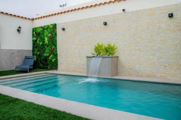 Casa de vacaciones para 8 personas, con terraza y piscina en Tierra de Mérida - Vegas Bajas