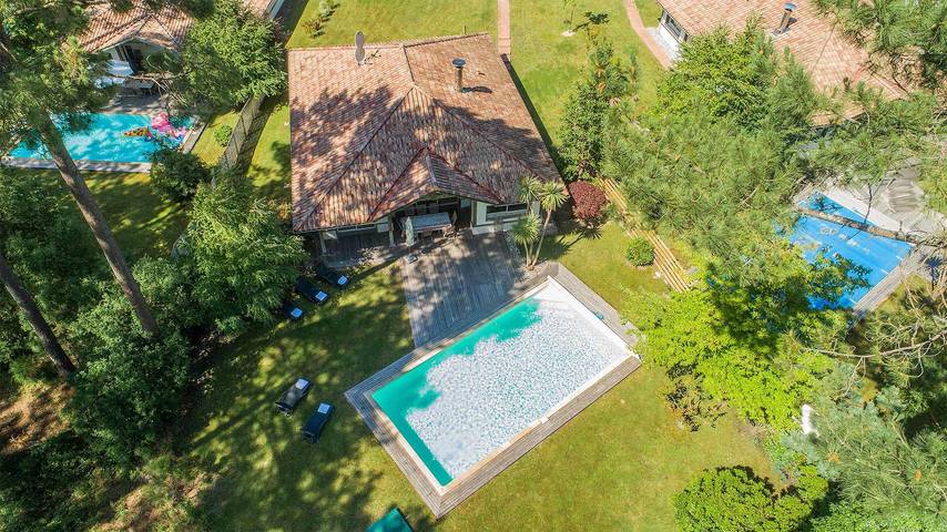 Villa pour 8 personnes, avec terrasse et piscine à Moliets-et-Maa