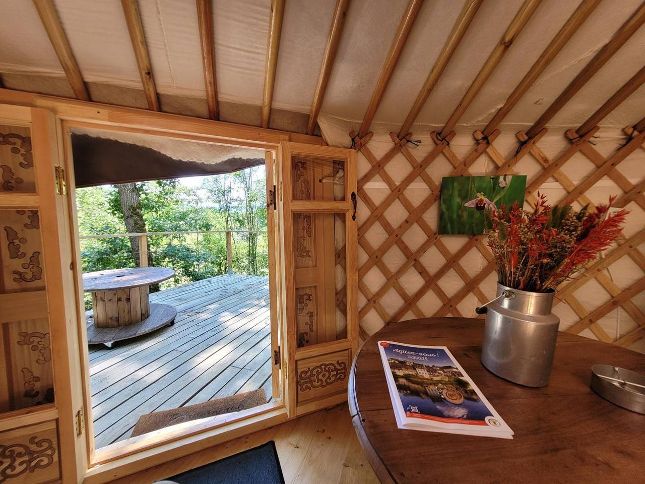 La yourte Joulebois in Brive-la-Gaillarde region