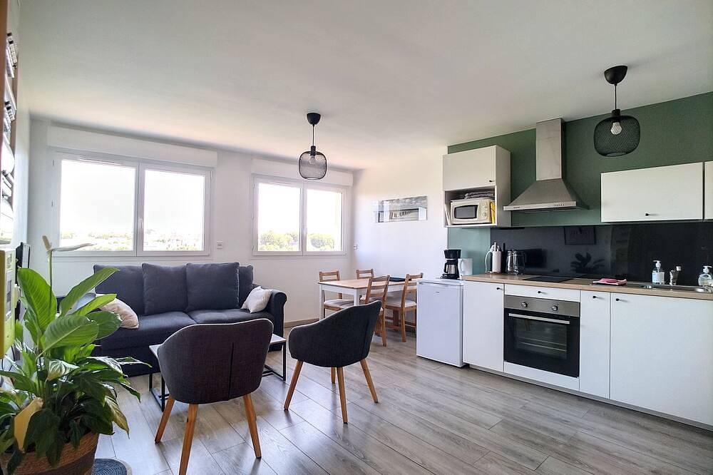 Appartement entier, Bel appartement duplex proche de la mer  ( l'escale ) in Donville-les-Bains, Côte de la Déroute