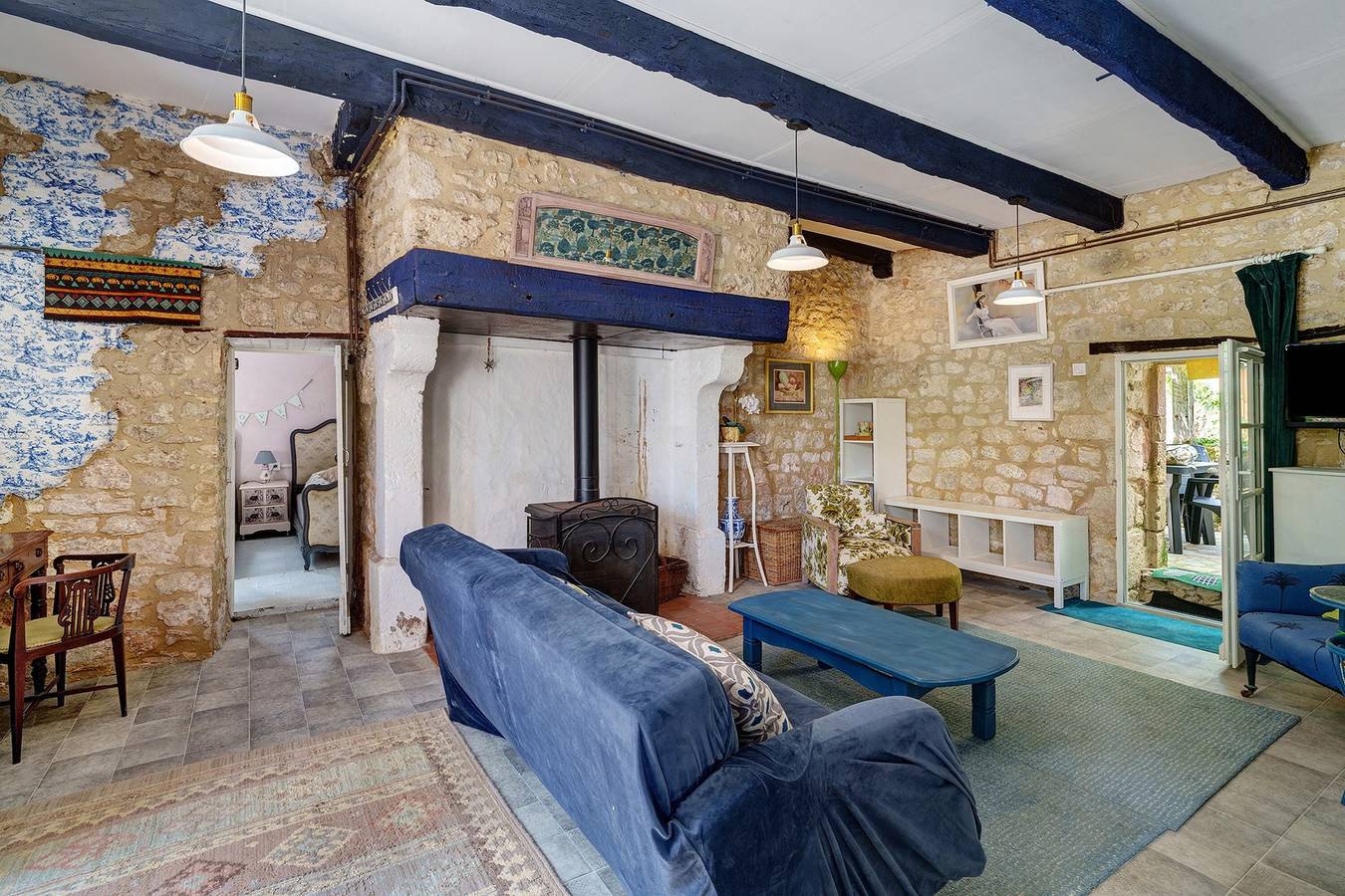 Maison de vacances « Cottage Blanc » avec terrasse privative et Wi-Fi in Beaumont-du-Périgord, Périgord Pourpre