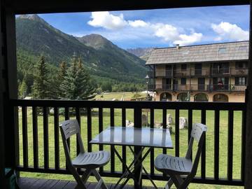 Appartement de vacances pour 2 personnes, avec terrasse et vue dans Hautes-Alpe