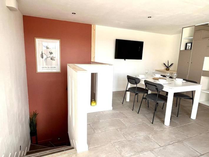 Gîte pour 4 personnes, avec vue et terrasse à Espira-de-l'Agly