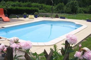 Gîte pour 4 personnes, avec piscine et jardin, animaux acceptés dans les Vosges