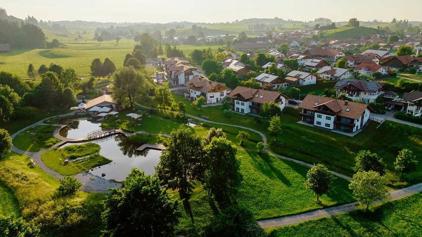 Ferienwohnung für 3 Personen, mit Garten und Pool sowie Sauna in Roßhaupten - 2