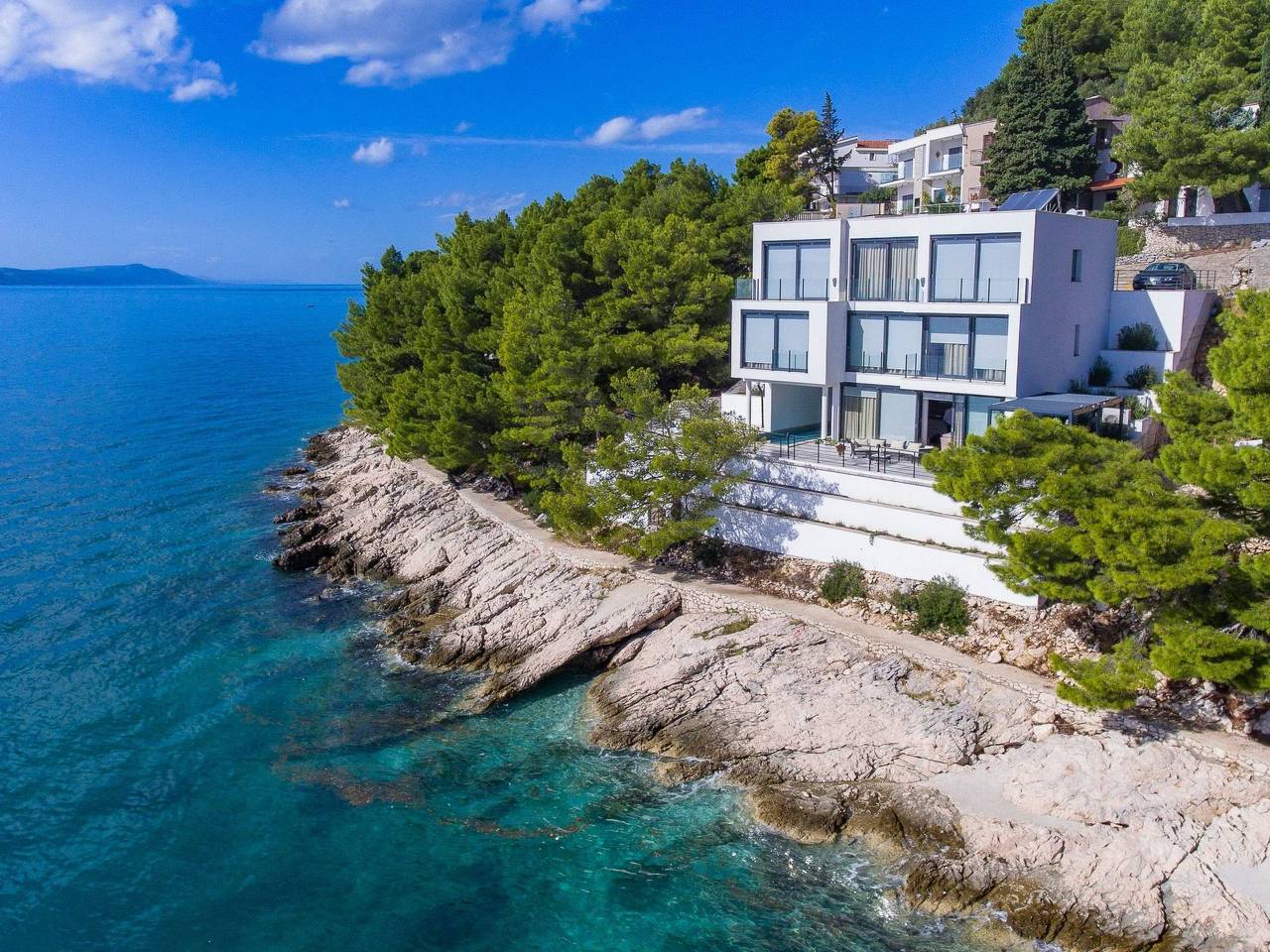Villa Puntien am Meer mit privatem Pool in Drvenik, Makarska Riviera