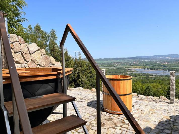 Ferienhaus für 6 Personen, mit Sauna und Seeblick sowie Garten und Ausblick, mit Haustier am Riesengebirge Polen - 3