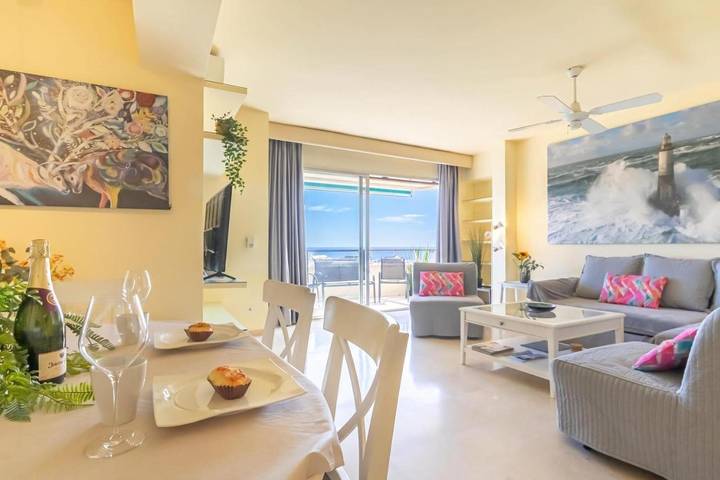 Appartement de vacances pour 6 personnes, avec Terrasse et Jardin ainsi que Piscine et Vue à Marbella