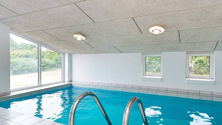 Feriehus for 10 personer, jacuzzi og terrasse i tillegg til badebasseng og sauna, dyr tillatt i Ebeltoft