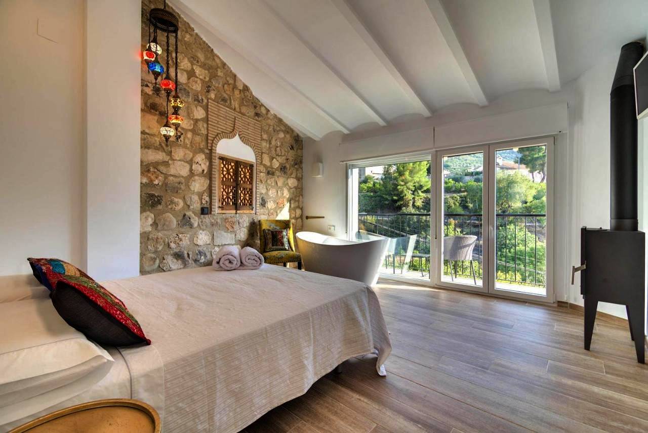 Double Room in Vall de Gallinera, Interior de Alicante