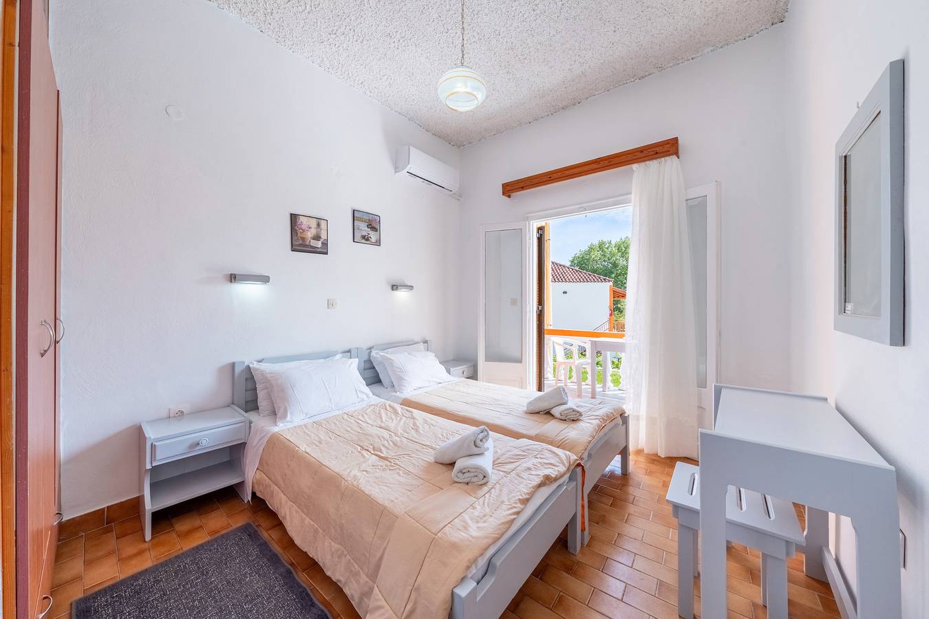 Hel studio-lejlighed, Studio for 2 personer med balkon in Korfu