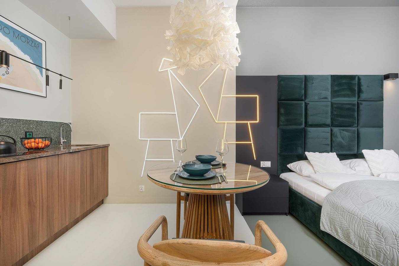 Ganzes Studio, Studio für 2 Personen mit Balkon/Terrasse in Stettin, Polnische Ostsee