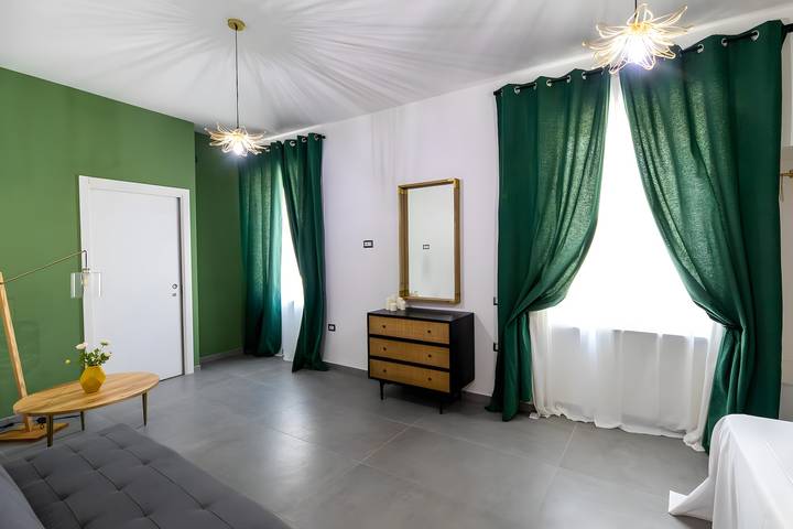 Queen Room with Garden View, Shared Terrace, Wi-Fi and Air Conditioning in Vietri sul Mare, Amalfi Kysten