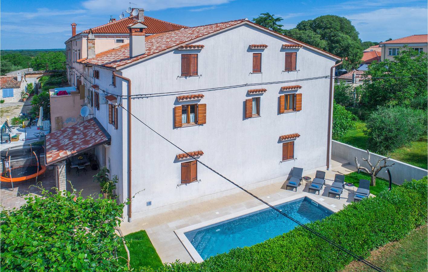 Gemütliche Ferienwohnung mit Pool, Terrasse und WLAN in der Nähe von Krnica und der Küste in Marčana, Südküste Istrien