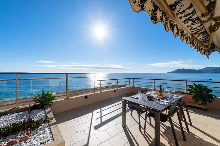 Appartement de vacances pour 4 personnes, avec terrasse dans Cannes La Bocca