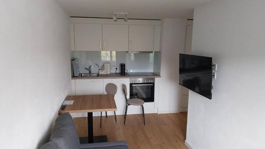 Ferienwohnung für 4 Personen, mit Terrasse und Garten sowie Ausblick