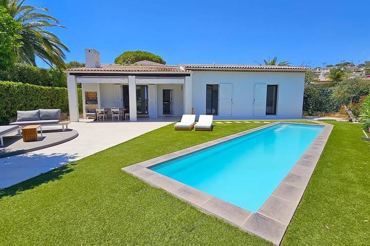 Villa pour 8 personnes, avec piscine et jardin à Villeneuve-Loubet