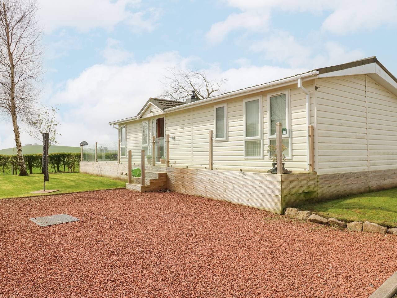 Lodge voor 4 personen met whirlpool in Cumbria