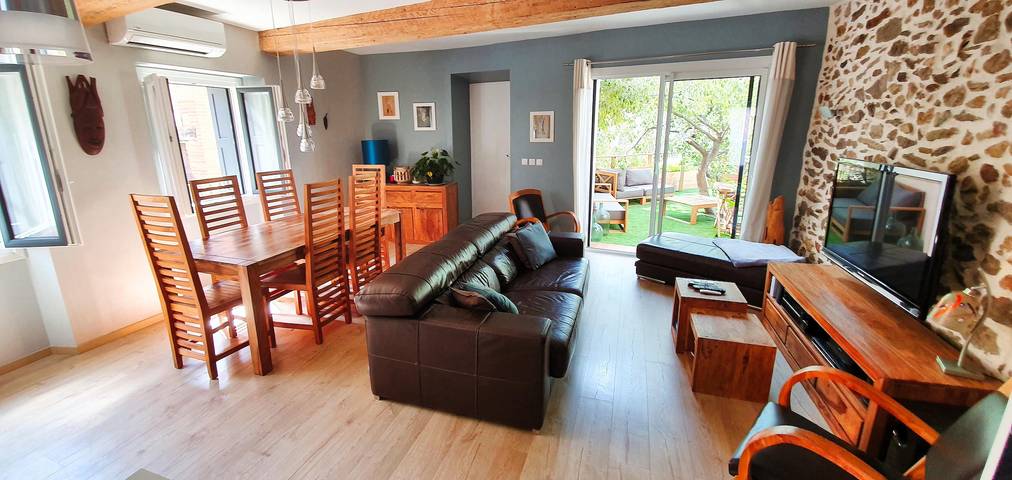 Gîte pour 6 personnes, avec terrasse à Montesquieu-des-Albères - 4