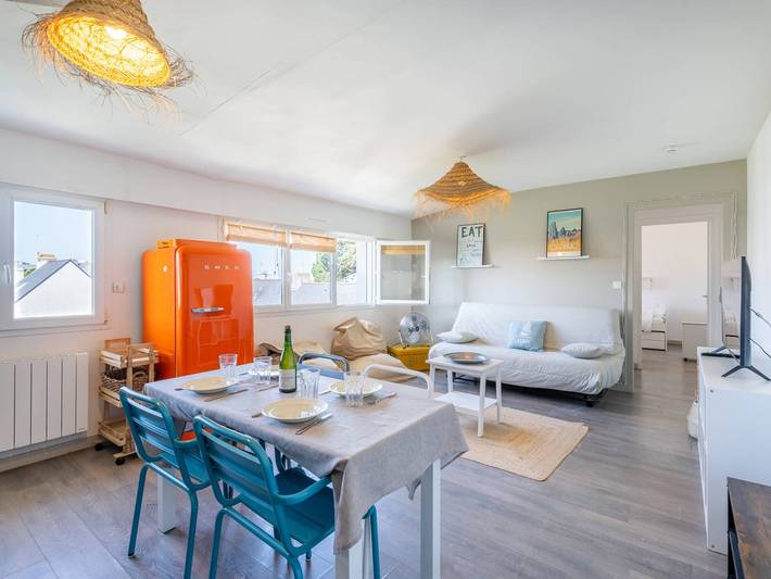 Ganze Wohnung, Carnac: Schönes 43m² Apartment, 2 Zimmer, Inkl. WLAN, Strandnah in Carnac Plage, Carnac
