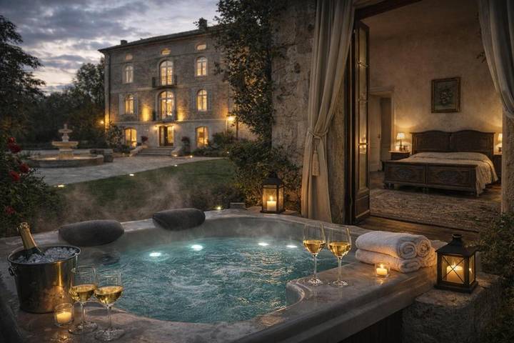 Chambre d’hôte pour 2 personnes, avec jardin et jacuzzi dans Canelli