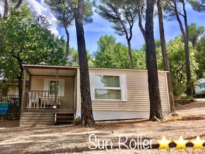 Camping Le Devancon - Mobilheim 4 personen - Grand Confort Sun Roller Recent 4 pers Clim in Peynier, Mittelmeerküste (Frankreich)