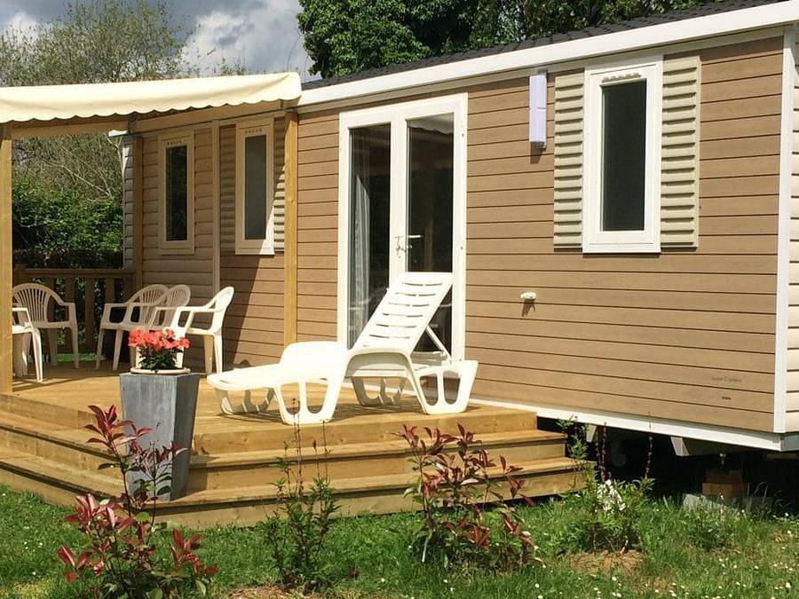 Camping Le Daguet - Mobilheim 6 personen - Cordelia in Saint-Laurent-la-Vallée, Périgord Noir