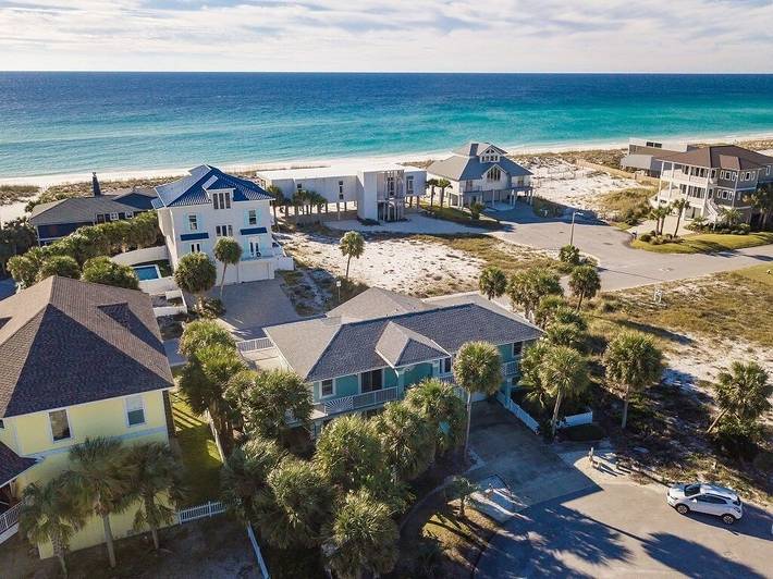 Vacation house for 14 people, with balcony, with pets in Pensacola Beach