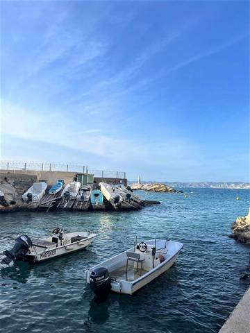 Gîte pour 6 personnes, avec vue dans Port du Vallon des Auffes