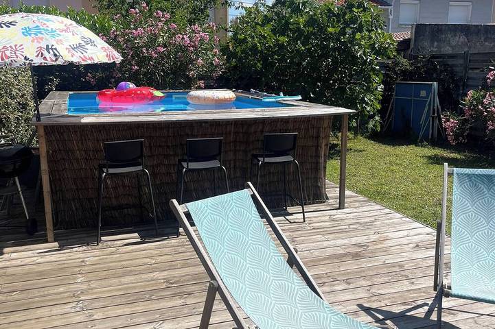 Maison de vacances pour 6 personnes, avec Terrasse et Jardin