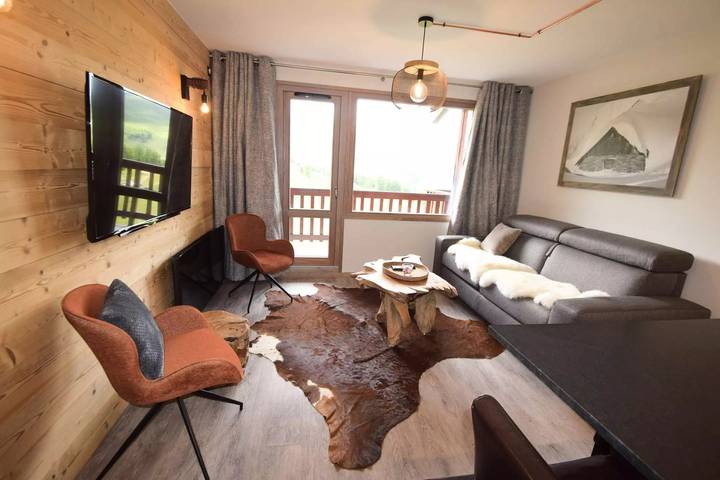 Apartamento entero, 2 estancias 4 pers - Los Gentians - Villages Plain - Clase 3*- Wifi in Plagne Villages, La Plagne-Tarentaise
