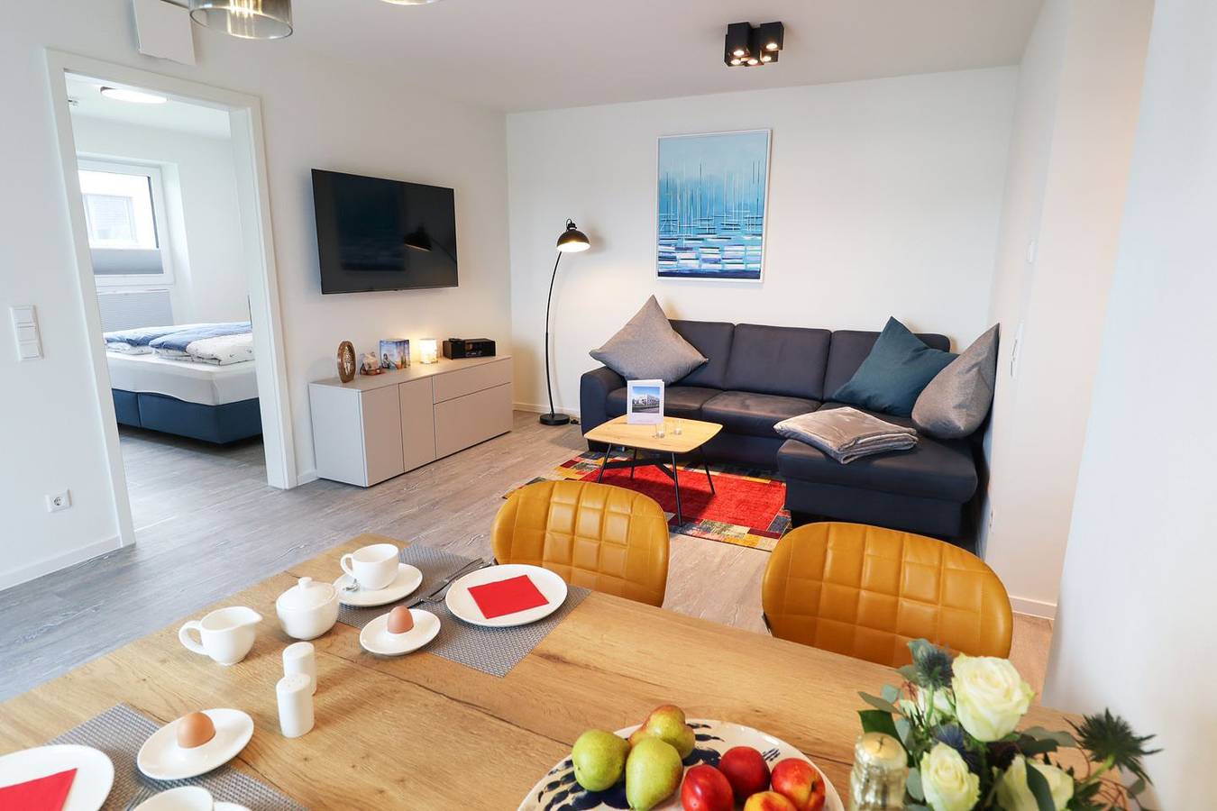 Ganze Wohnung, Achtern Diek 33/38 – Ruhe am Meer. Sauna. Balkon. Komfort. in Tossens, Butjadingen