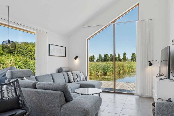Ferienhaus für 6 Personen, mit Garten und Ausblick sowie Seeblick - 1