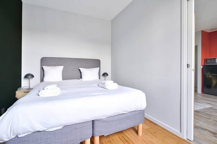 Ganze Wohnung, Lovely 1Br flat with direct access to subway, streetcar, and Rer in Vitry-sur-Seine, Val-de-Marne