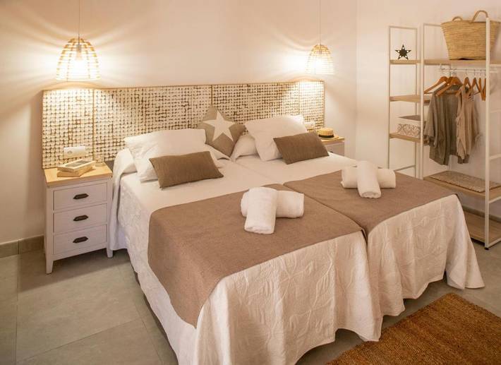 Apartamento de férias para 2 pessoas, com jardim e terraço em Formentera