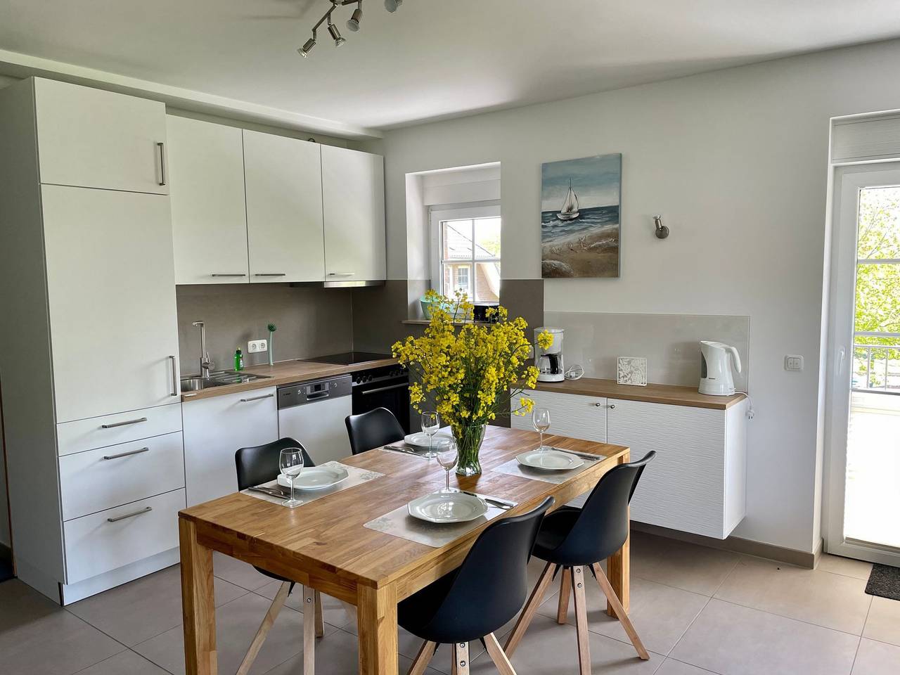 Apartamento entero, Appartement mit Balkon in Lancken-Granitz, Rügen