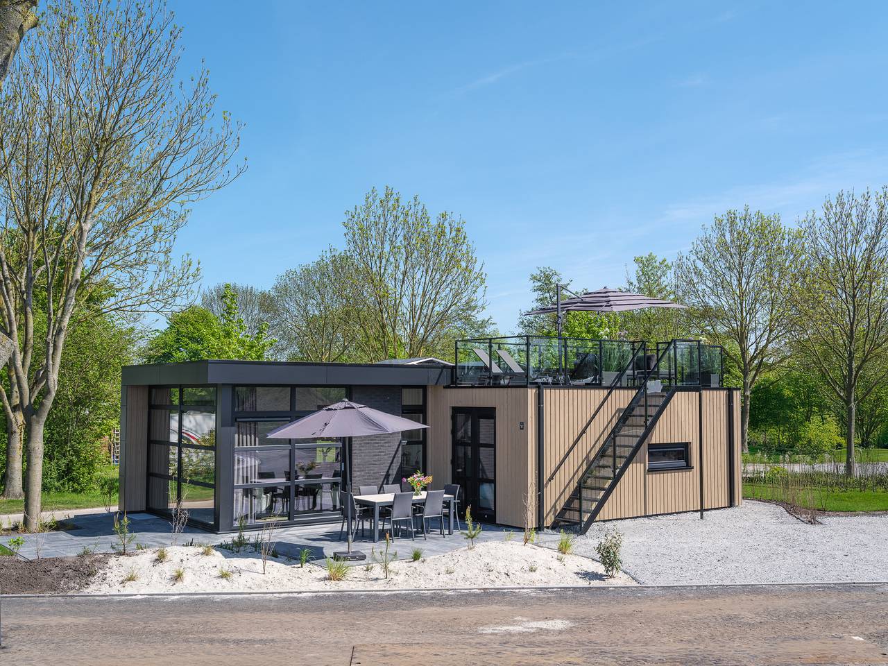 Marinapark Residentie Bloemendaal — Villa L-Bloomingdale | 6 Pers. Dachterrasse in Niederländische Nordsee