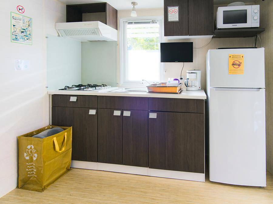 Camping les Templiers - Mobilhome 2 personas - Confort 25m² / 1 dormitorio / climatización in Roquebillière, Nizza Region