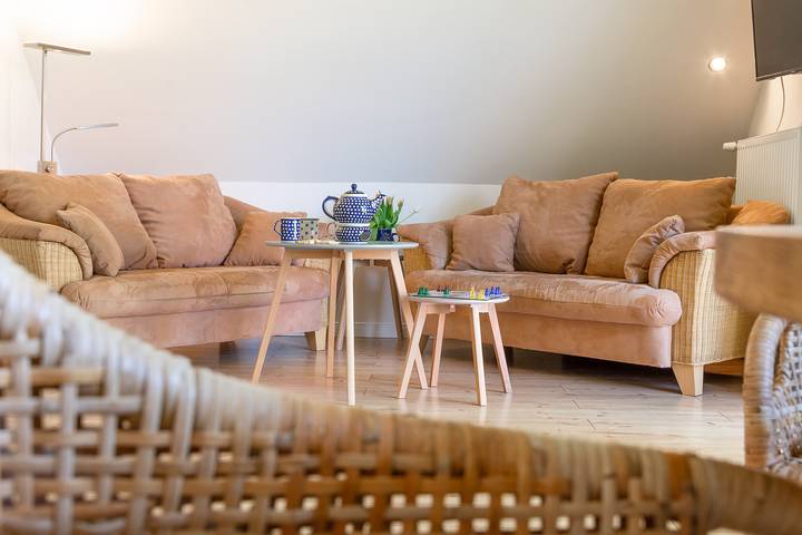 Ferienwohnung für 4 Personen, mit Sauna und Garten sowie Terrasse, kinderfreundlich in Langholz - 4