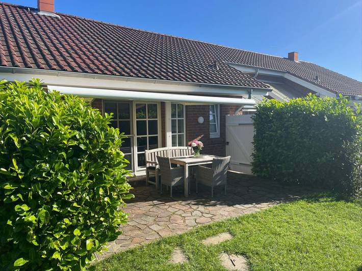Ferienhaus für 4 Personen, mit Terrasse und Garten sowie Sauna