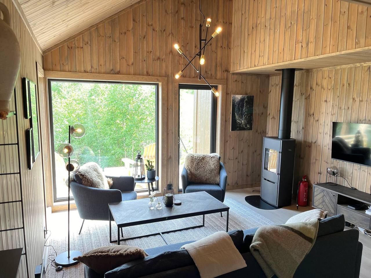 Cozy Family Cabin – Ski centre, shuttle bus in Krødsherad