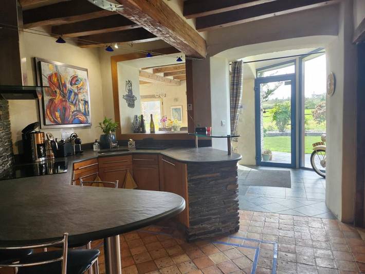 Gîte pour 4 personnes, avec Terrasse ainsi que Jardin et Vue à Angrie - 2