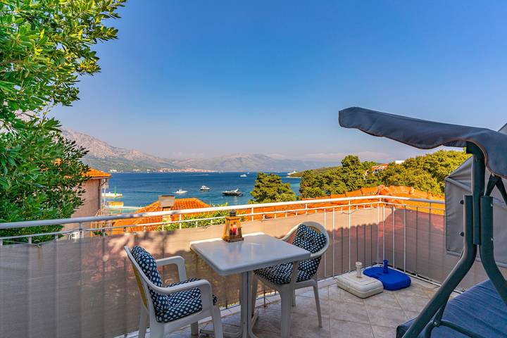 Apartament wakacyjny dla 2 osób, z balkon/ taras w Miasto Korcula