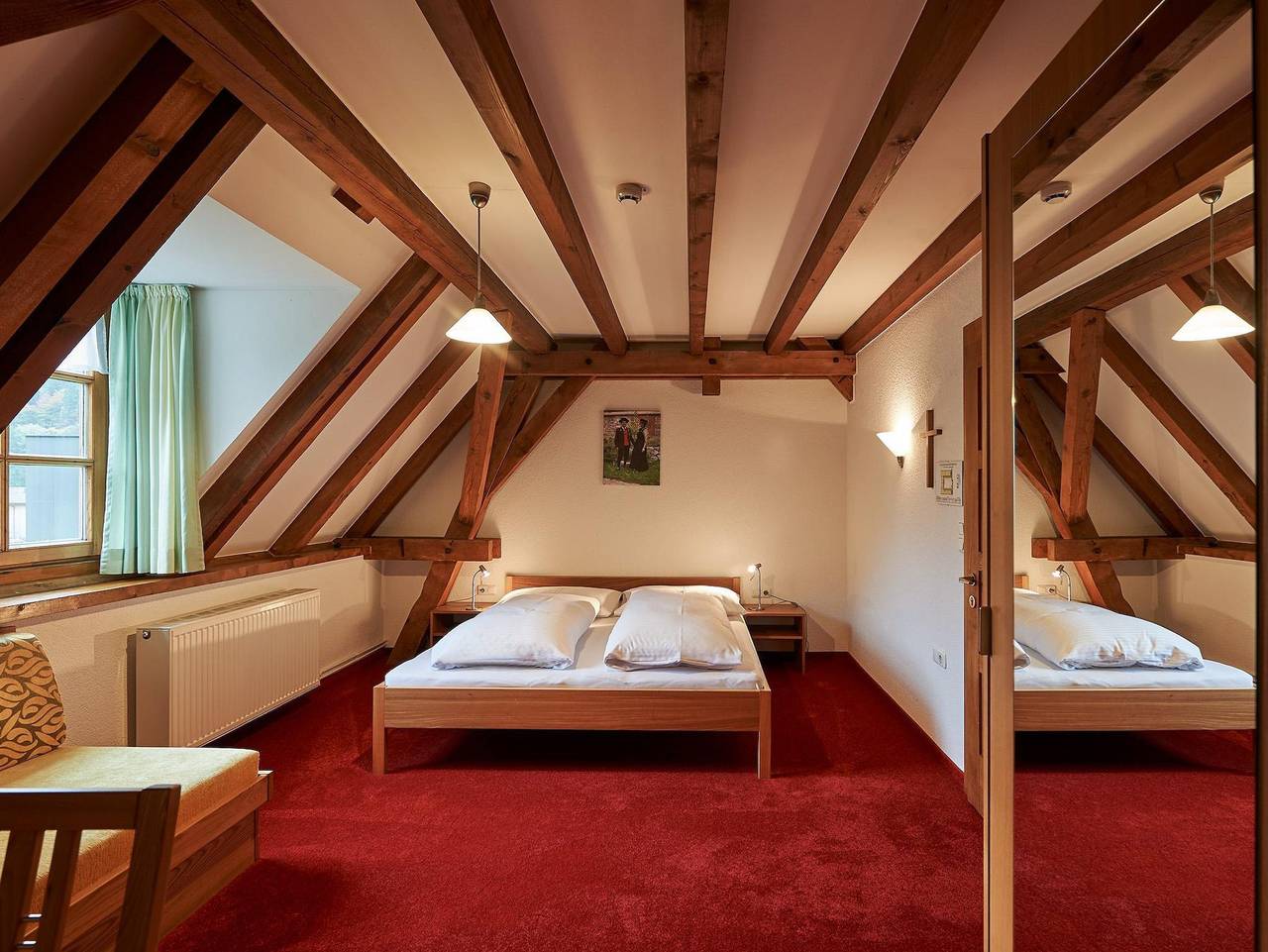 Seminar- und Gästehaus "Im Kloster Bezau" - Einzelzimmer Klosterzelle in Bezau, Bregenzerwald