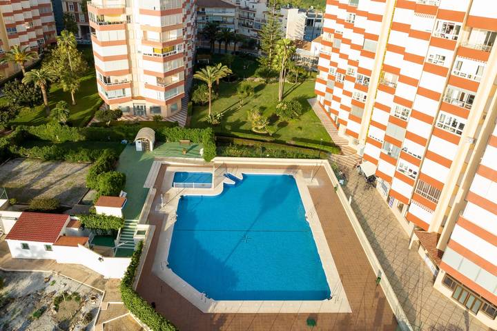 Ganze Wohnung, Ferienwohnung 'Bloque 76' mit Meerblick, Gemeinschaftspool und WLAN in Torrox Costa, Torrox
