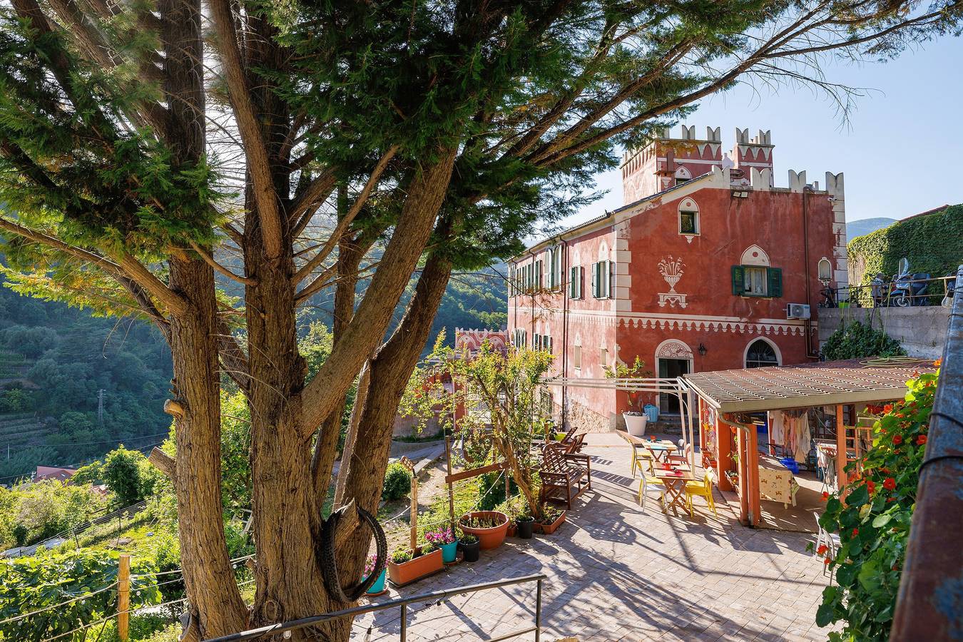 Quarto 'Azzurra' com Terraço Partilhado, Wi-Fi e Ar Condicionado in Finale Ligure Município, Riviera di Ponente
