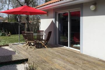 Gîte pour 5 personnes, avec terrasse et jardin à Mios