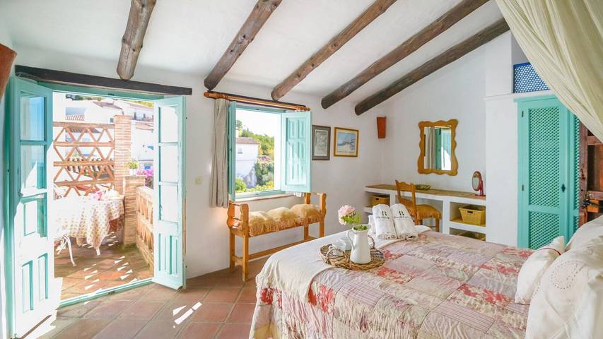 Casa de vacaciones para 4 personas, con Balcón/Terraza y Piscina en Gaucín